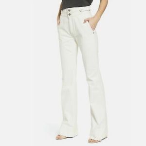 CURRENT ELLIOTT The Significant Other Wash Out Cream Wide Leg Trouser Jeans NWT
